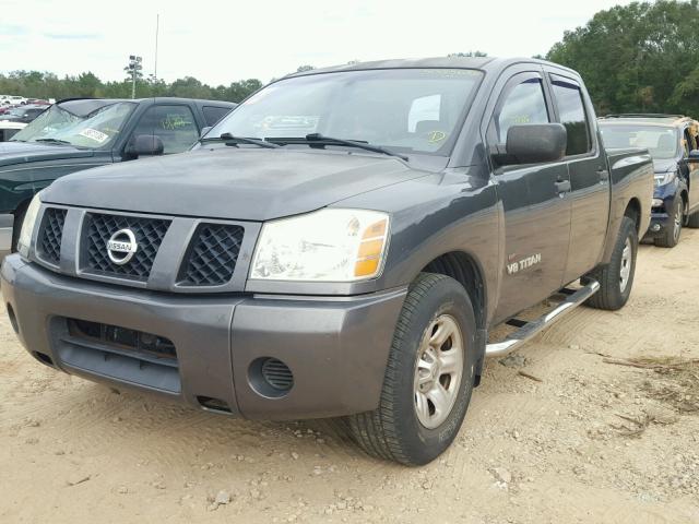 1N6BA07A77N241651 - 2007 NISSAN TITAN XE GRAY photo 2