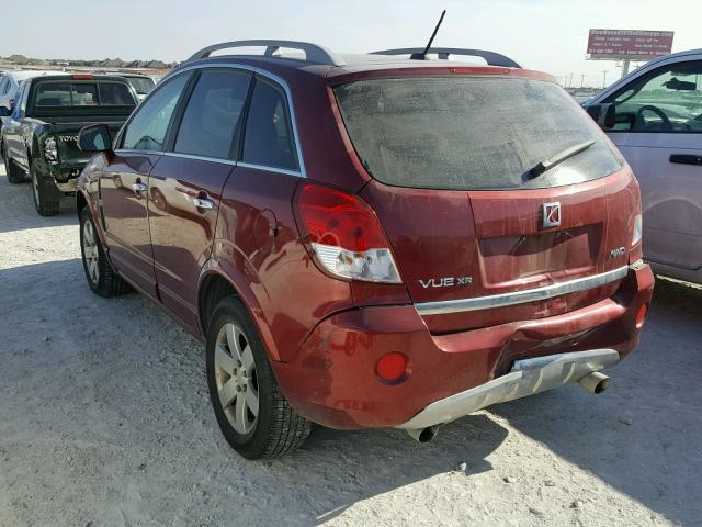 3GSDL63798S629995 - 2008 SATURN VUE XR RED photo 3