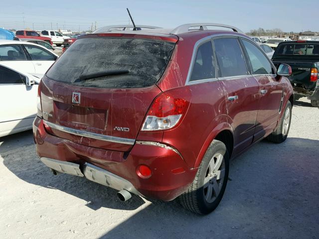 3GSDL63798S629995 - 2008 SATURN VUE XR RED photo 4