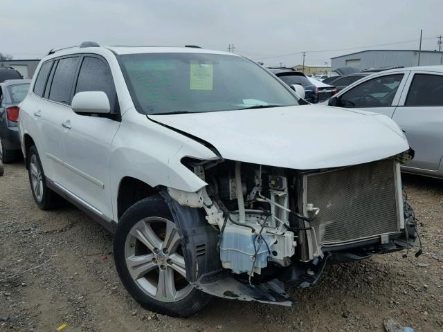 5TDDK3EH9CS168720 - 2012 TOYOTA HIGHLANDER WHITE photo 1