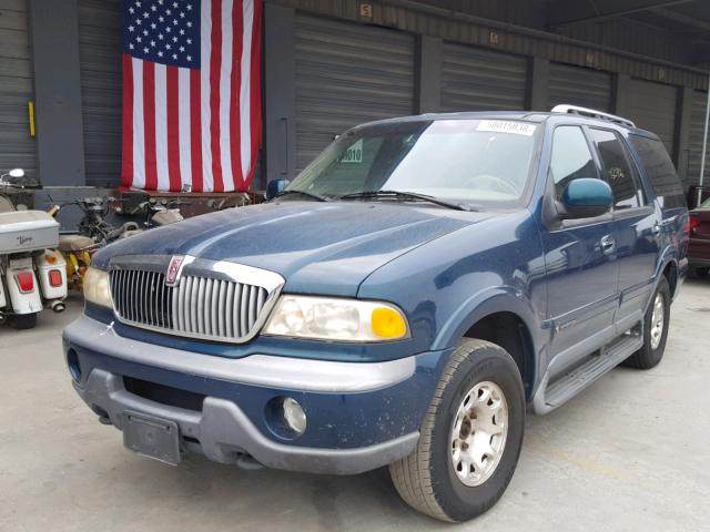 5LMFU28L5WLJ06727 - 1998 LINCOLN NAVIGATOR Zielony zdjęcie 2
