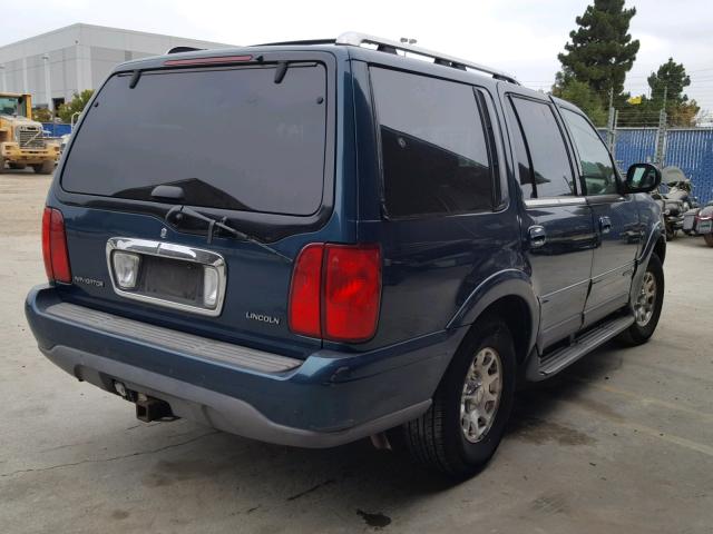 5LMFU28L5WLJ06727 - 1998 LINCOLN NAVIGATOR Zielony zdjęcie 4