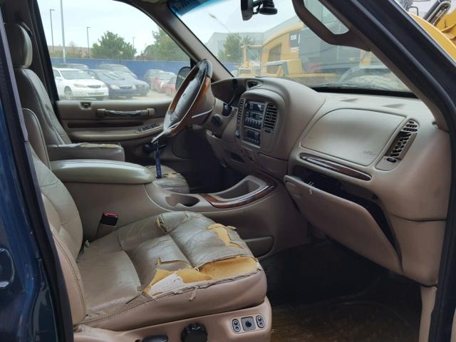 5LMFU28L5WLJ06727 - 1998 LINCOLN NAVIGATOR Zielony zdjęcie 5