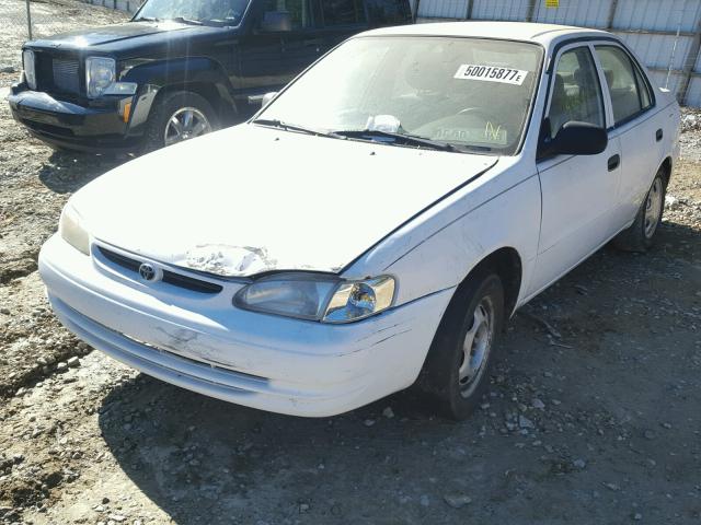 2T1BR12EXYC282646 - 2000 TOYOTA COROLLA VE WHITE photo 2