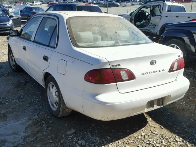 2T1BR12EXYC282646 - 2000 TOYOTA COROLLA VE WHITE photo 3