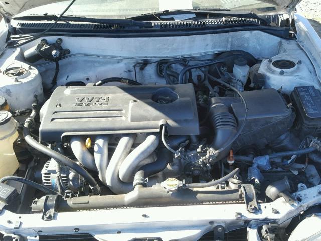 2T1BR12EXYC282646 - 2000 TOYOTA COROLLA VE WHITE photo 7