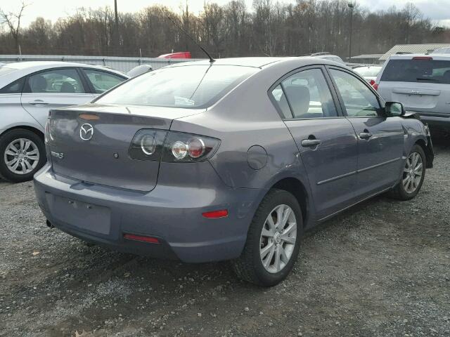 JM1BK32F271689002 - 2007 MAZDA 3 I GRAY photo 4