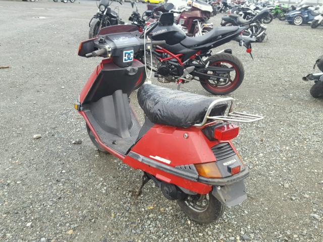 JH2HF0301J5302052 - 1988 HONDA CH80 RED photo 3