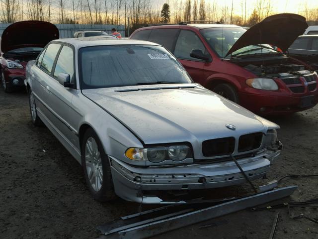 WBAGH83491DP30307 - 2001 BMW 740 IL SILVER photo 1