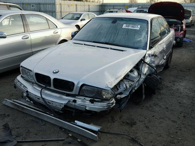 WBAGH83491DP30307 - 2001 BMW 740 IL SILVER photo 2