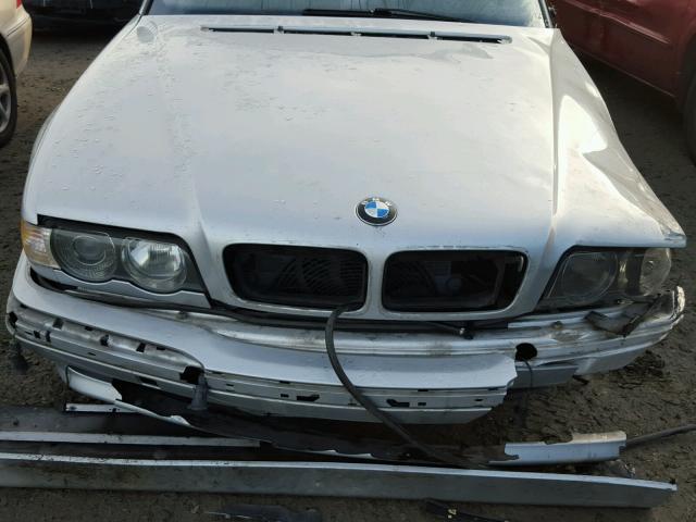 WBAGH83491DP30307 - 2001 BMW 740 IL SILVER photo 7