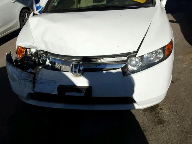 2HGFA16508H357817 - 2008 HONDA CIVIC LX WHITE photo 7