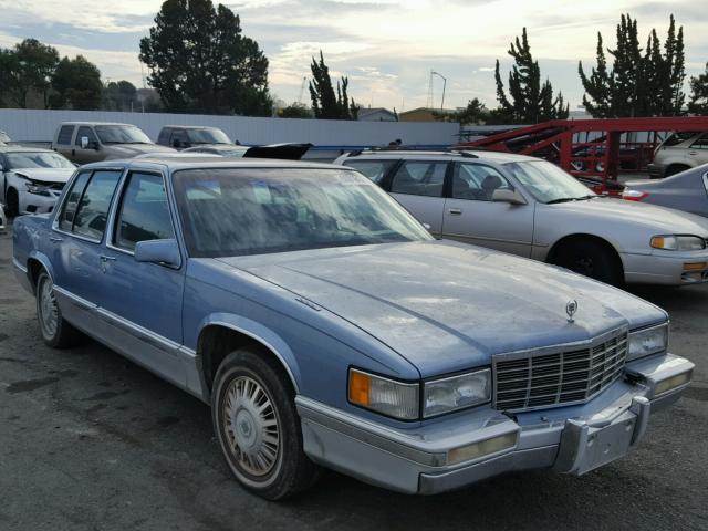 1G6CD53B8N4261763 - 1992 CADILLAC DEVILLE BLUE photo 1