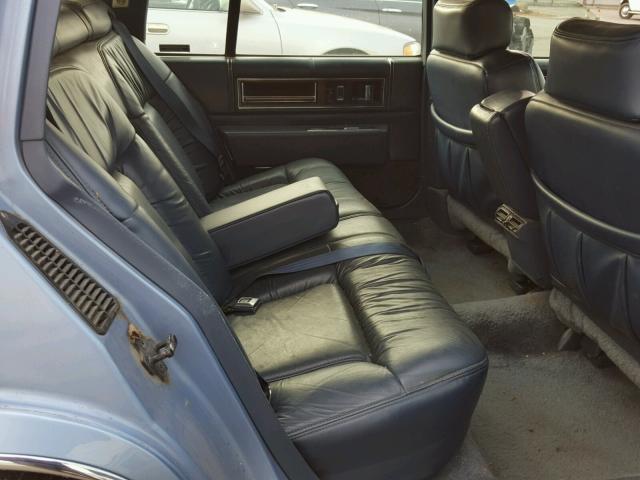 1G6CD53B8N4261763 - 1992 CADILLAC DEVILLE BLUE photo 6