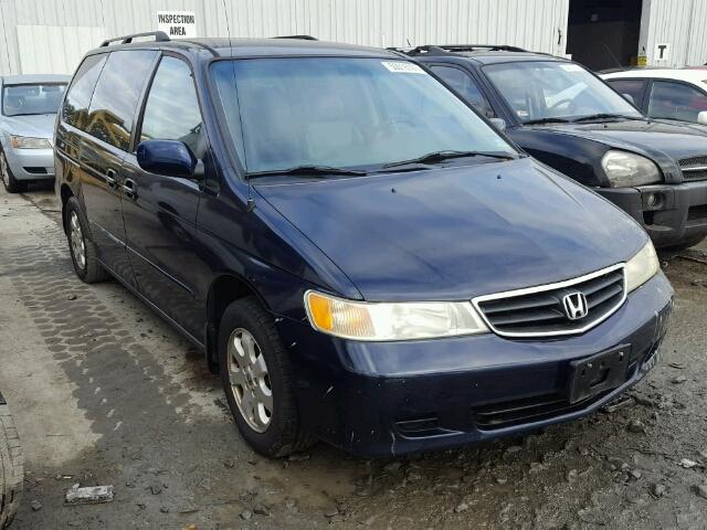 5FNRL189X3B056069 - 2003 HONDA ODYSSEY EX BLUE photo 1