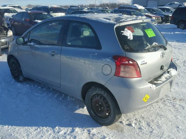 JTDJT923X75124944 - 2007 TOYOTA YARIS GRAY photo 3