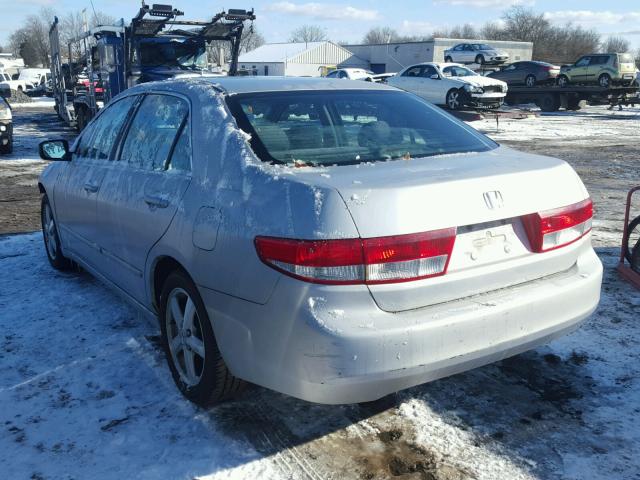 1HGCM56683A015470 - 2003 HONDA ACCORD EX GRAY photo 3