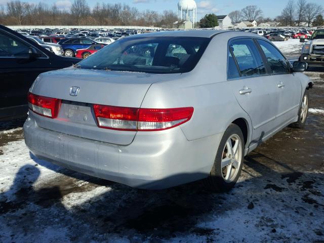 1HGCM56683A015470 - 2003 HONDA ACCORD EX GRAY photo 4