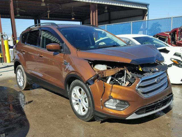 1FMCU0GD4HUB26694 - 2017 FORD ESCAPE SE BROWN photo 1