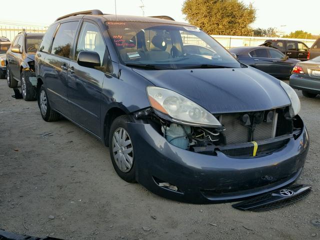 5TDZK23C39S237062 - 2009 TOYOTA SIENNA CE GRAY photo 1