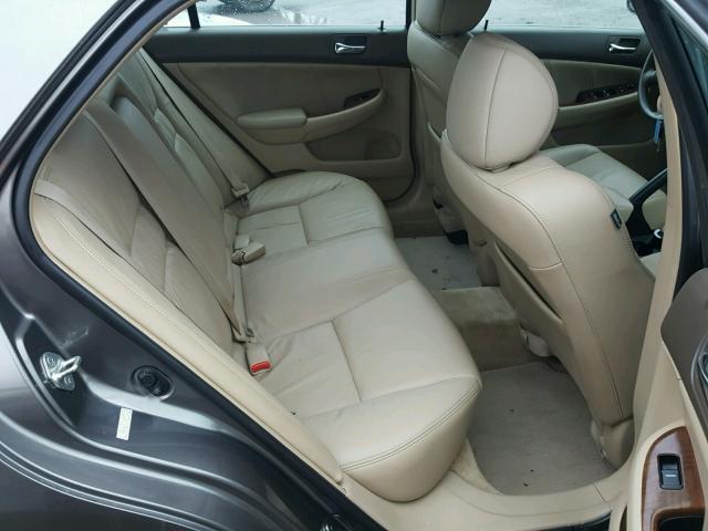 1HGCM66537A074655 - 2007 HONDA ACCORD EX GRAY photo 6