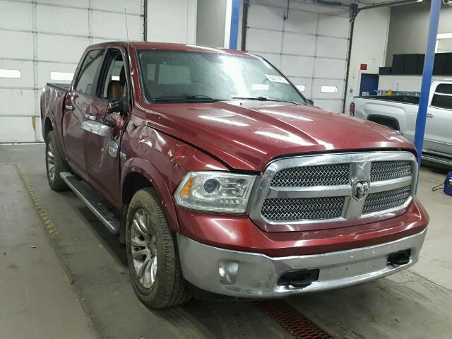 1C6RR7PT3DS604990 - 2013 RAM 1500 LONGH RED photo 1