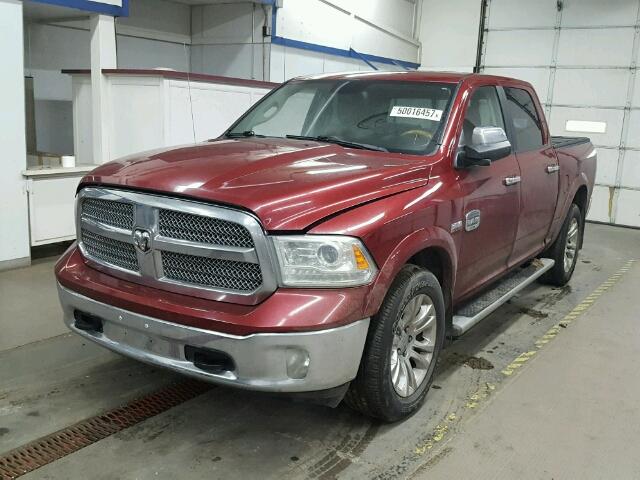 1C6RR7PT3DS604990 - 2013 RAM 1500 LONGH RED photo 2