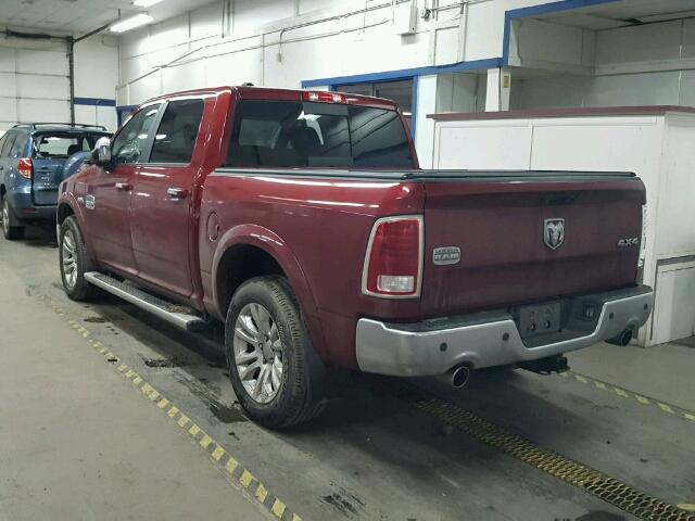 1C6RR7PT3DS604990 - 2013 RAM 1500 LONGH RED photo 3