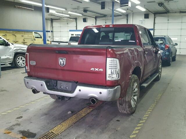 1C6RR7PT3DS604990 - 2013 RAM 1500 LONGH RED photo 4