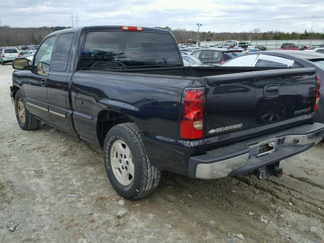 2GCEC19T251260380 - 2005 CHEVROLET SILVERADO BLACK photo 3