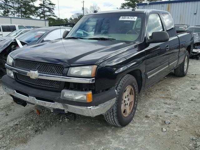 2GCEC19T251260380 - 2005 CHEVROLET SILVERADO BLACK photo 9