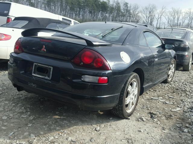 4A3AC54H51E069048 - 2001 MITSUBISHI ECLIPSE GT BLACK photo 4