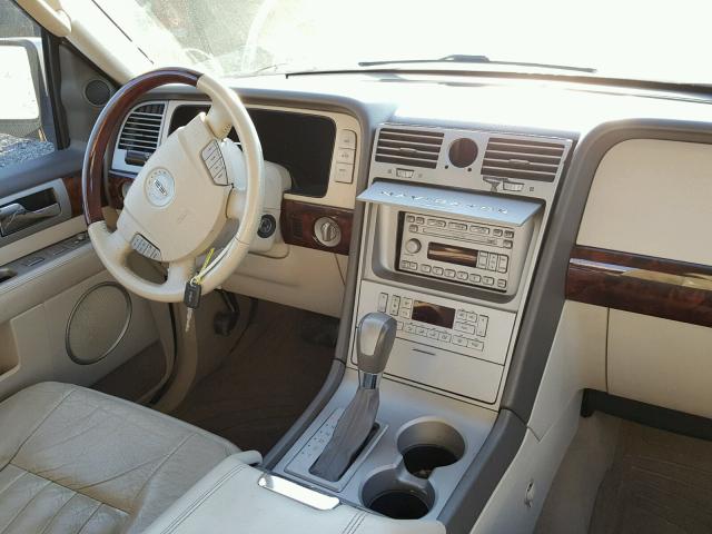 5LMFU28R54LJ23478 - 2004 LINCOLN NAVIGATOR BEIGE photo 9