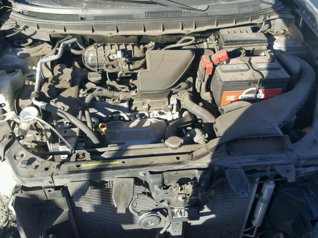 JN8AS5MT6DW538760 - 2013 NISSAN ROGUE S GRAY photo 7