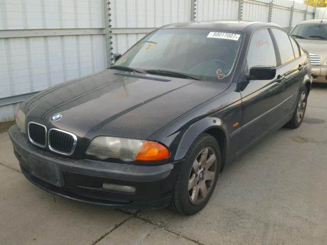 WBAAN37461NJ10911 - 2001 BMW 325 I BLACK photo 2