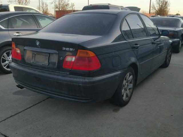 WBAAN37461NJ10911 - 2001 BMW 325 I BLACK photo 4