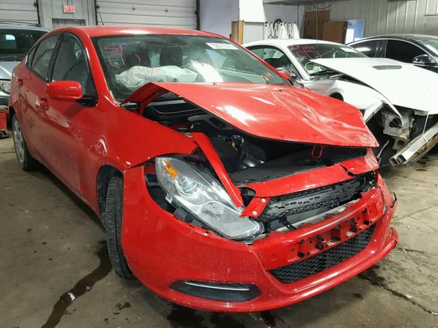 1C3CDFAA0GD625548 - 2016 DODGE DART SE RED photo 1