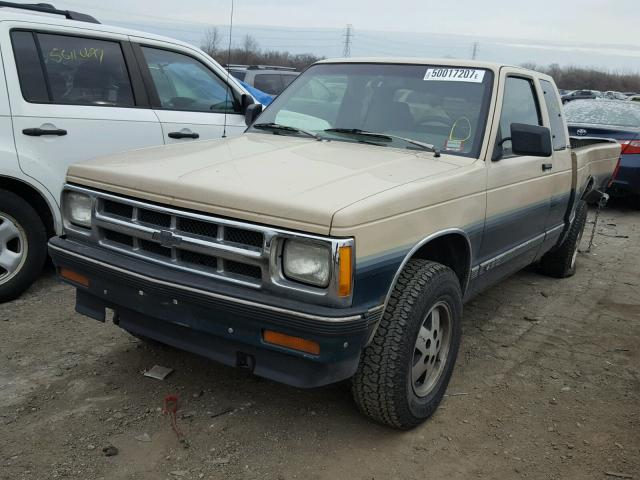 1GCCT19Z4P8131519 - 1993 CHEVROLET S TRUCK S1 TAN photo 2