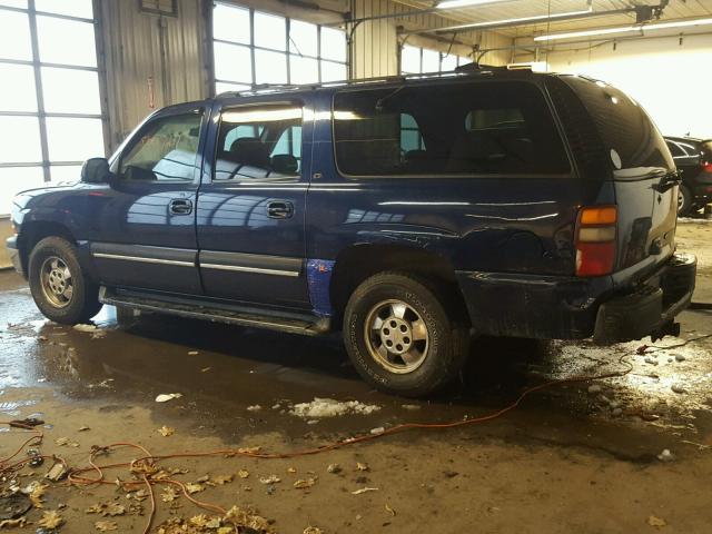 3GNFK16T41G166943 - 2001 CHEVROLET SUBURBAN K BLUE photo 3