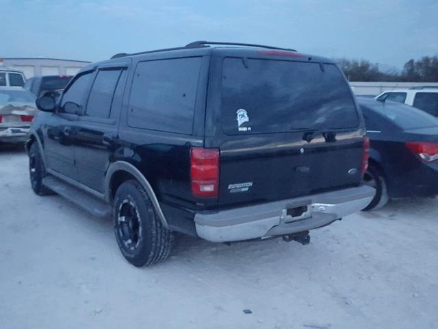 1FMRU17W42LA85675 - 2002 FORD EXPEDITION BLACK photo 3