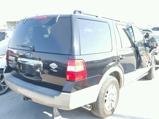 1FMFU17508LA80525 - 2008 FORD EXPEDITION BLACK photo 4