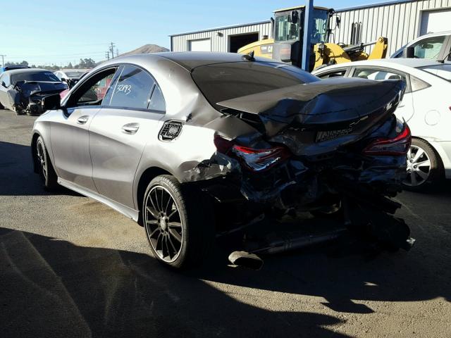 WDDSJ4EB0GN376577 - 2016 MERCEDES-BENZ CLA 250 GRAY photo 3