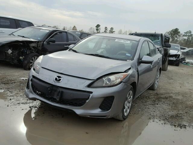 JM1BL1TF7D1762103 - 2013 MAZDA 3 I SILVER photo 2