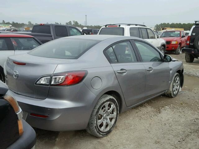 JM1BL1TF7D1762103 - 2013 MAZDA 3 I SILVER photo 4