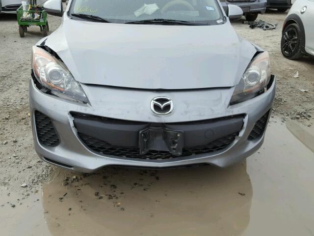 JM1BL1TF7D1762103 - 2013 MAZDA 3 I SILVER photo 7