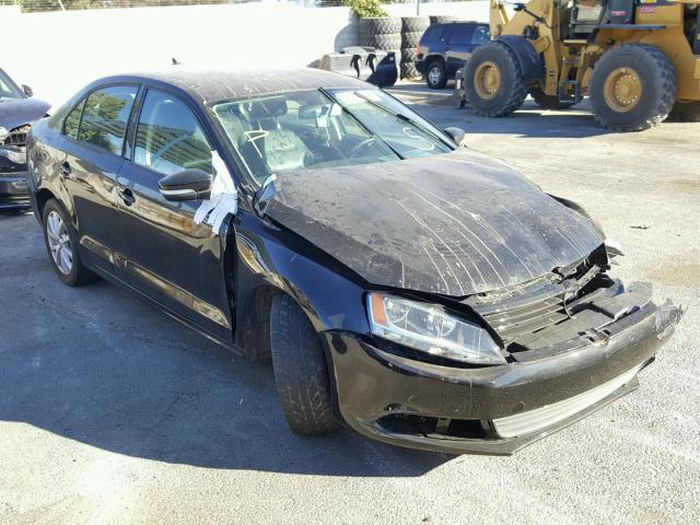3VWDX7AJ3CM314415 - 2012 VOLKSWAGEN JETTA SE 黑色 照片 1