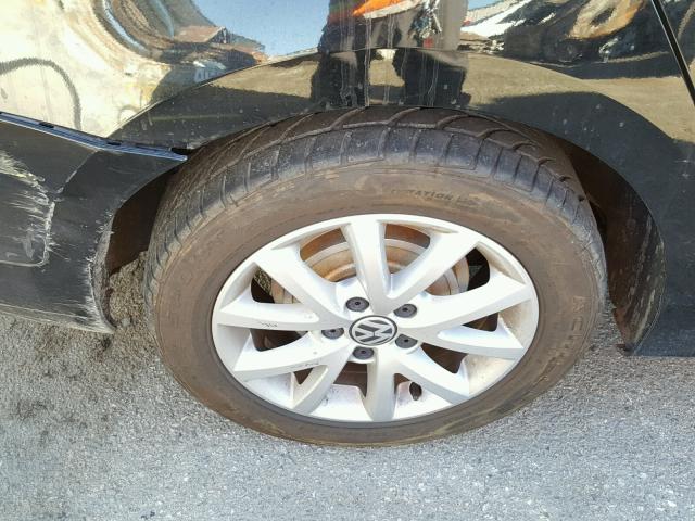 3VWDX7AJ3CM314415 - 2012 VOLKSWAGEN JETTA SE 黑色 照片 9