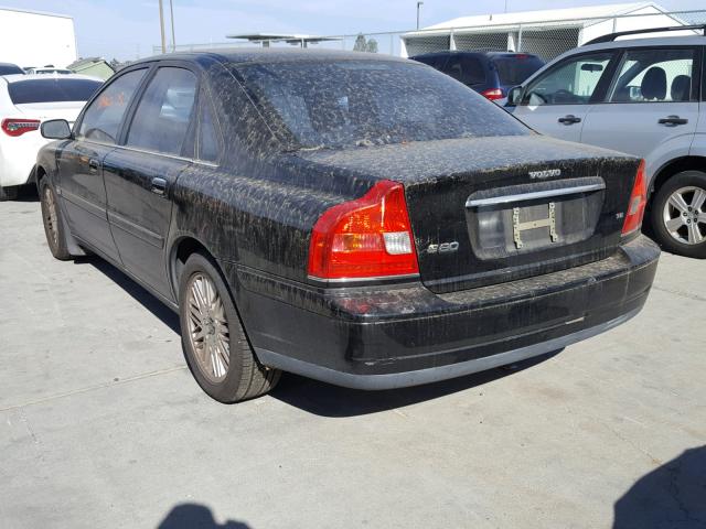 YV1TS911351391868 - 2005 VOLVO S80 T6 TUR BLACK photo 3