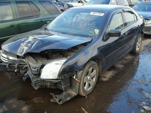 3FAFP07Z26R211161 - 2006 FORD FUSION SE BLACK photo 2