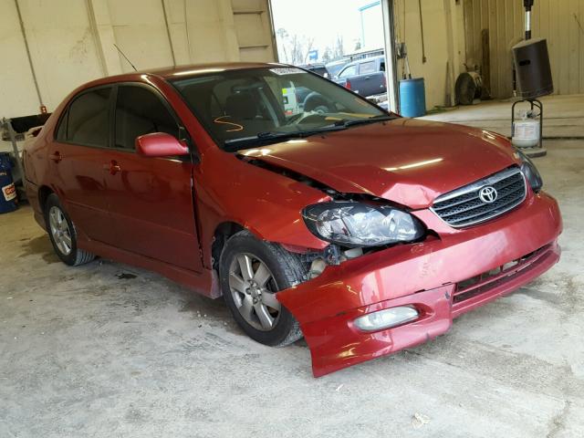 2T1BR32E25C462081 - 2005 TOYOTA COROLLA CE MAROON photo 1